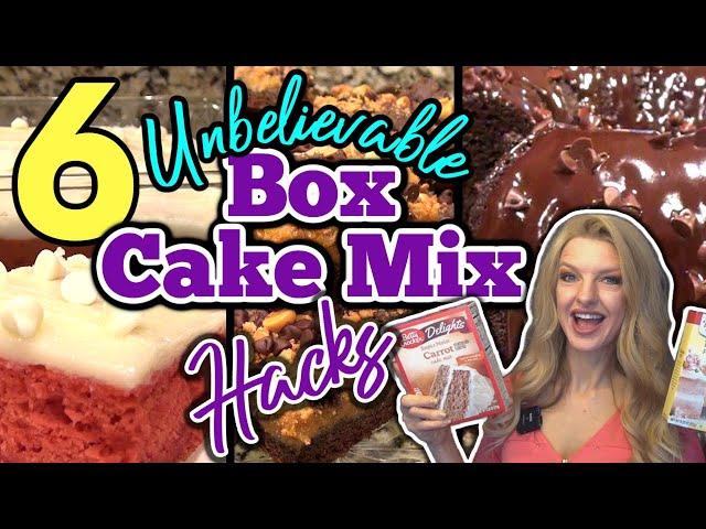 6 Brilliant BOX CAKE MIX RECIPES that will Blow Your MIND! | Doctored-Up Box Cake Mix Recipes Ep. #4