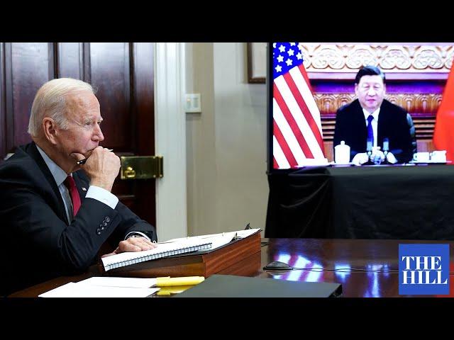 JUST IN: Biden Meets Virtually With Chinese President Xi Jinping