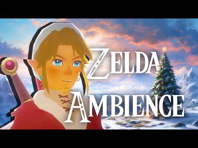 Zelda | Exploring Hyrule In Winter ️ Ambience [10 Hours]