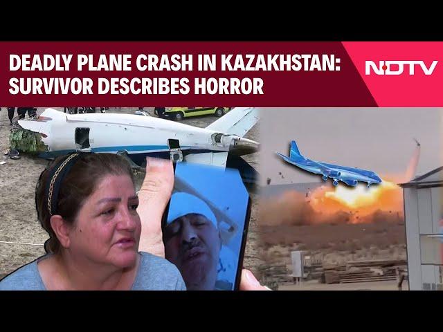 Kazakhstan Plane Crash Update | Deadly Plane Crash In Kazakhstan: Survivor Describes Horror