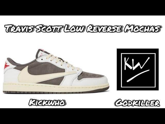 Kickwho’s Godkiller Travis Scott Air Jordan 1 Low “Reverse Mochas”