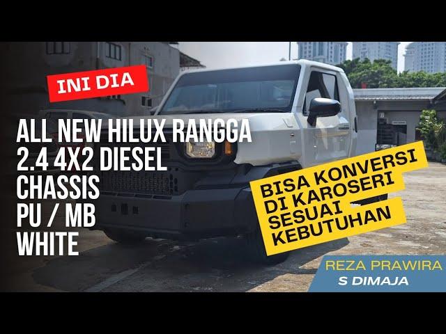 REVIEW | TOYOTA ALL NEW HILUX RANGGA 2.4 DIESEL STD MANUAL 4X2 CHASSIS | INDONESIA