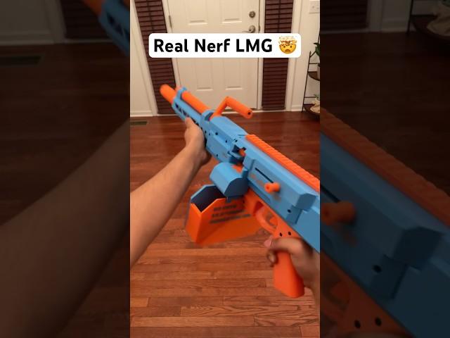 REAL Nerf LMG  #shorts