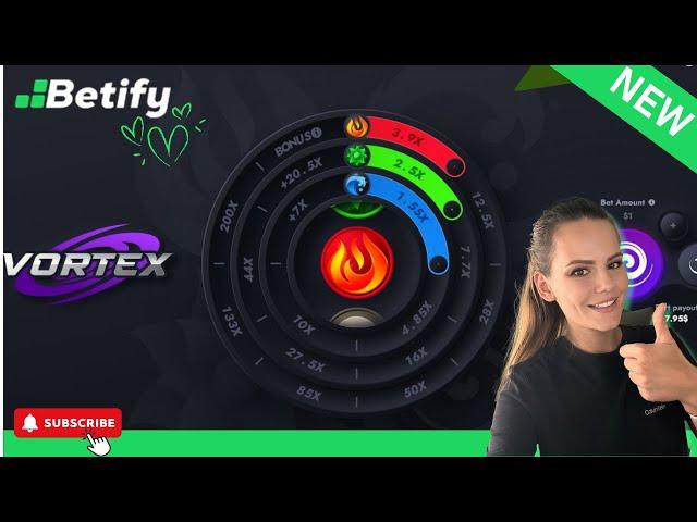 VORTEX(Betify casino) - NEW CASINO MINIGAME WOW!