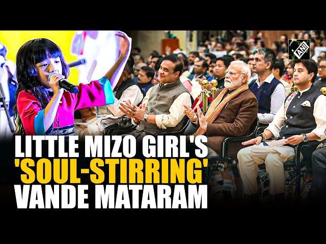 8-yr-old Mizoram girl's Vande Mataram rendition draws applause from PM Modi at Ashtalakshmi Mahotsav