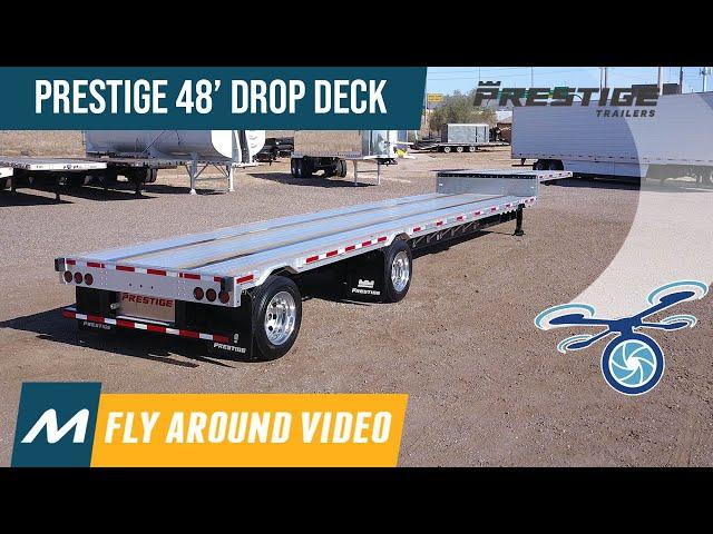 Prestige Drop Deck Trailer - 48' x 102" with Ramps