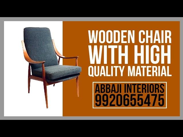 Wooden Chair with High Quality Material | Abbaji Interiors 9920655475 | Furniture Designer in Mumbai