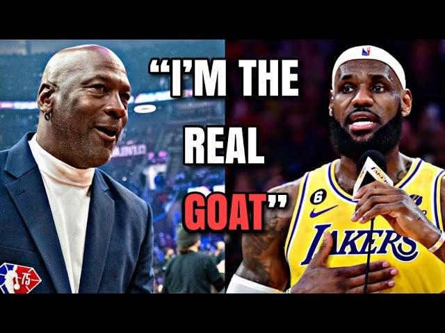 LeBron James GETS DESTROYED By Michael Jordan For Calling Himself THE GOAT