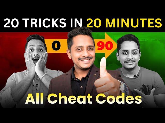 PTE 20 TRICKS in 20 Minutes (Score 0 to 90) All Cheat Codes