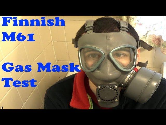 Finnish Nokia M61 V3 Gas Mask test