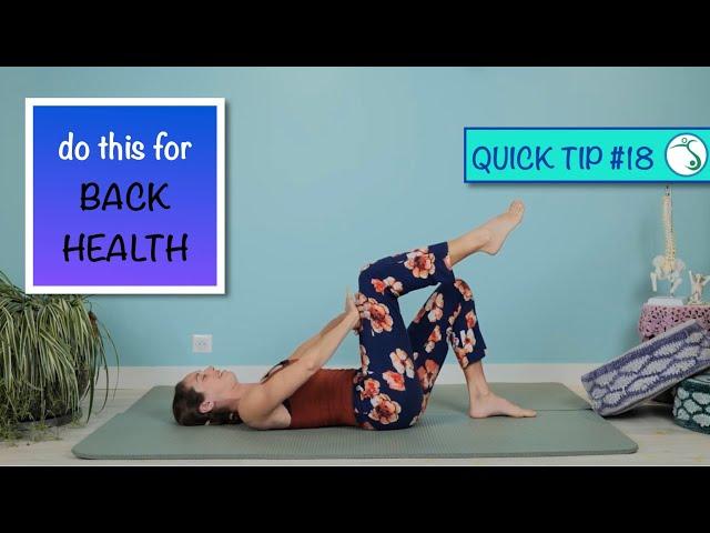 Quick Tip #18: LOWER BACK health tip #pilatesstrong #backhealth