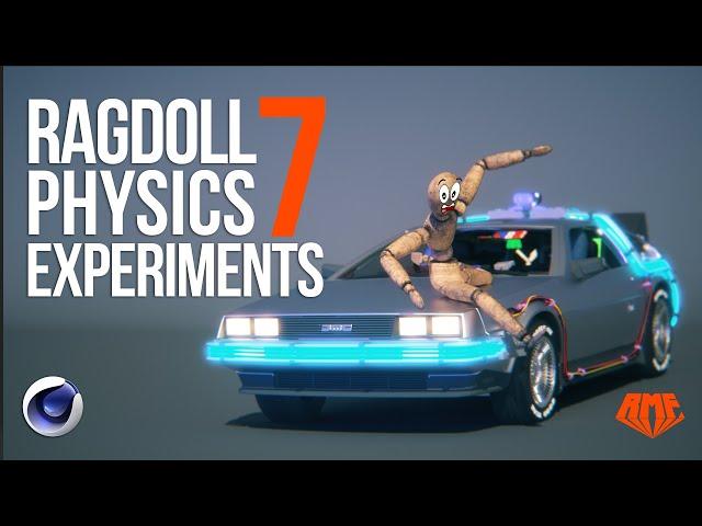 RagDoll Physics Experiments 7 | Physics fun in Cinema 4D