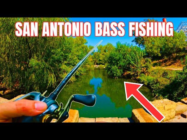 FISHING loaded BASS HOLES San Antonio, TEXAS #fishing #bassfishing