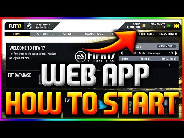 FIFA 17 | HOW TO START ON THE WEB APP - WEB APP TRADING (FIFA 17 - HOW TO MAKE YOUR FIRST COINS)