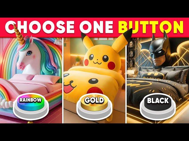 Choose One Button...! Rainbow, Gold or Black Edition ⭐️