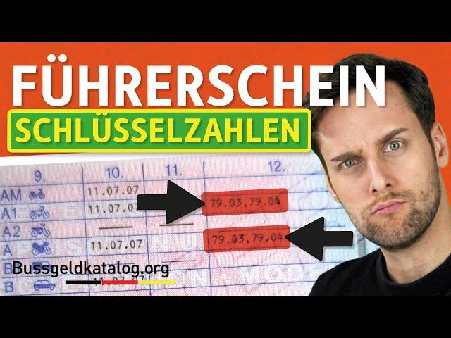 Schlüsselzahlen im Führerschein: Kennst du die Bedeutung der 01?