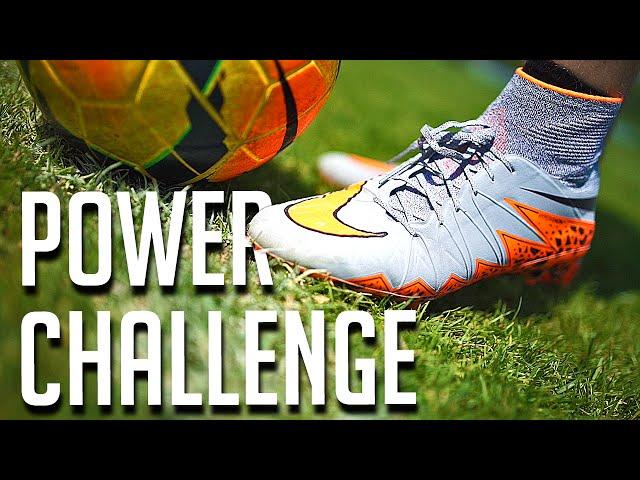 FOOTBALL POWER CHALLENGE • PRO vs YOUTUBER w/ VOLLAND