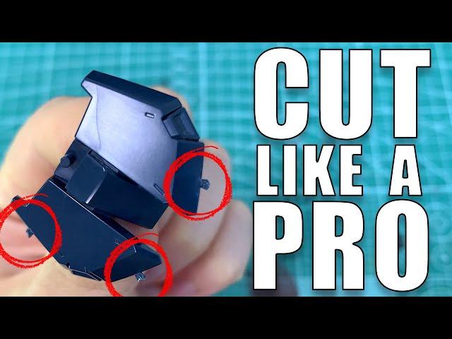 Easy Gunpla Tutorial - Remove Nub Marks and avoid Stress Marks, Damages, and Blemishes!