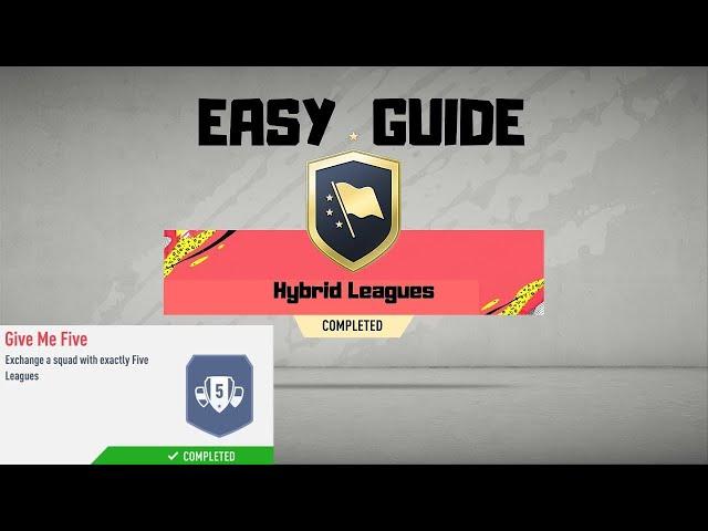 Fifa 23 Easy Guide To Hybrid Leagues Give Me Five