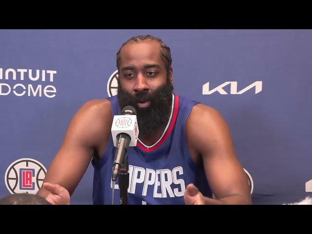 I'm not a system player, I'm a system - James Harden at Clippers introductory press conference