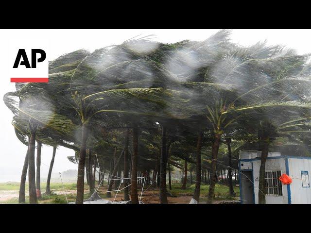 Typhoon Yagi passes Hong Kong causing heavy rain, strong winds