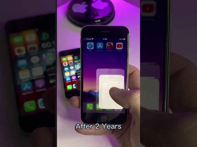 iPhone SE 2020 Battery Health After 2 Years #iphone #battery #batteryhealth #shorts