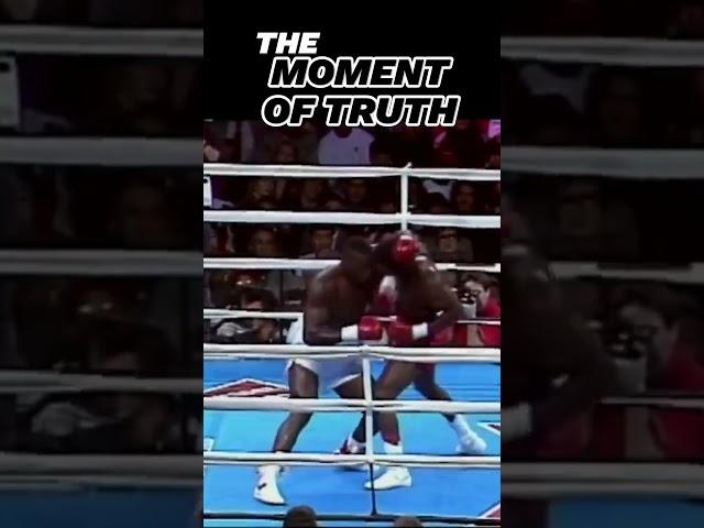 EVANDER HOLYFIELD VS BUSTER DOUGLAS | The Moment of Truth. #shortsfeed #shortsviral #shorts