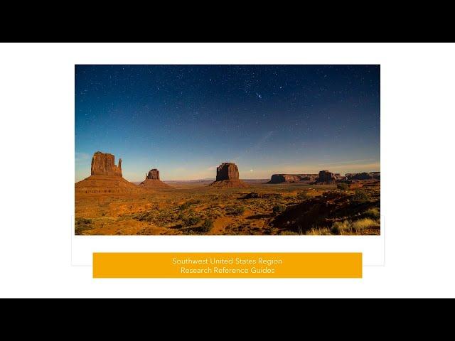 Southwest U.S. Research Reference Guides