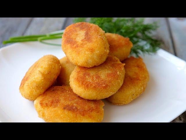 Из обычной КАРТОШКИ И ЛУКА | Котлеты не уступают мясным