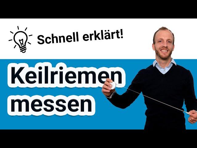 Keilriemen messen! In 2 Minuten - schnell erklärt | HowTo - Z24.de