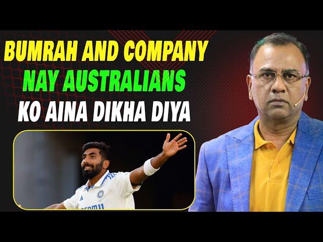 Bumrah and Company Nay Australians Ko Aina Dikha Diya | Basit Ali