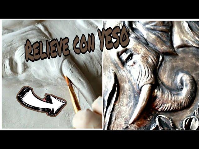 Relieve con Yeso, Tutorial. (tips)