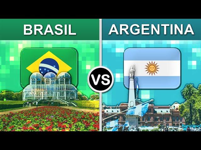 Brasil vs Argentina | Comparação de Países 2023