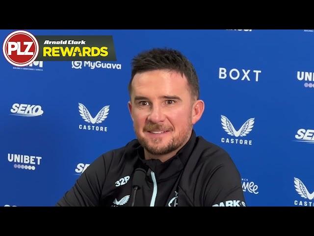 Barry Ferguson Press Conference | Rangers vs Motherwell