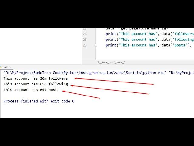 Getting Status of Instagram Account With Python | Python Tips