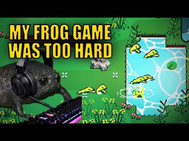 Fixing my cozy Frog Game