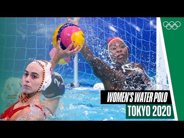 Spain   vs. USA  | Gold Medal Showdown in Women's Water Polo