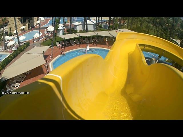 Paloma Grida village 2018 water slide Turkey #daddypandit