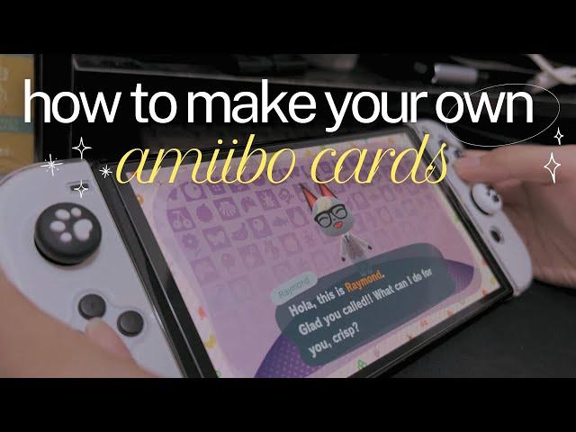 how to make your own animal crossing amiibo cards! | iphone edition  