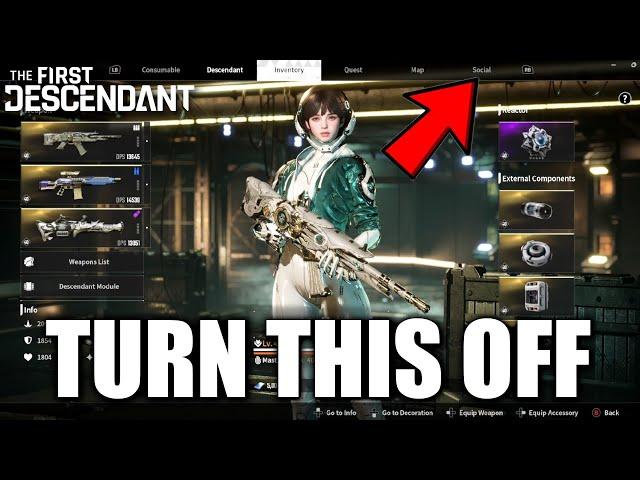 8 The First Descendant Settings You Need to Turn Off Now