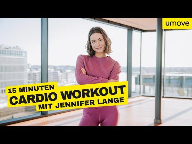 15 MINUTEN CARDIO WOKROUT MIT JENNY LANGE | Full Body Workout ohne Equipment | umove