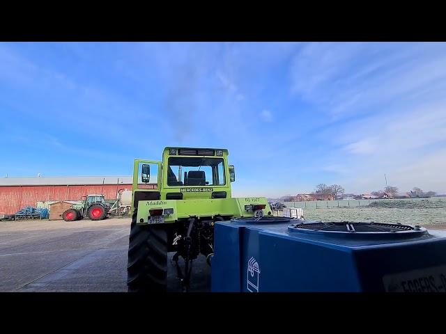 MB Trac 1300 an der Zapfwellenbremse. Keine Leistung viel Ruß.