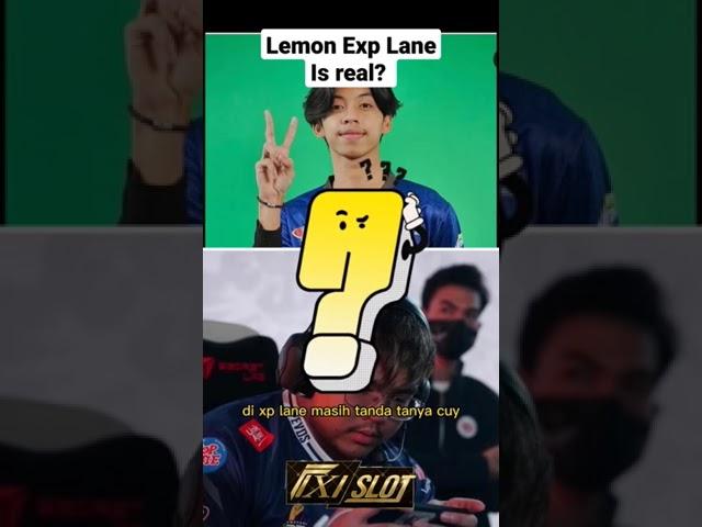 Harapan Lemon Exp Lane akan terkabul cuy #shorts #mlbb #rrq #fixislot