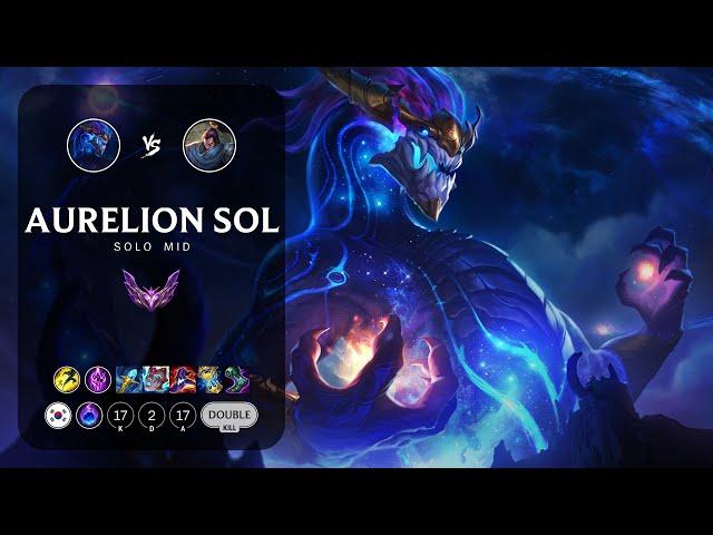 Aurelion Sol Mid vs Yasuo - KR Master Patch 13.20