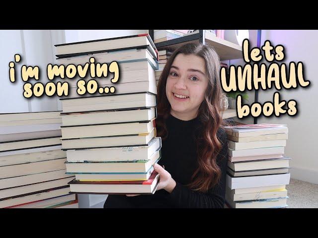 i'm moving again, so it's time to unhaul some books  [big book UNHAUL]