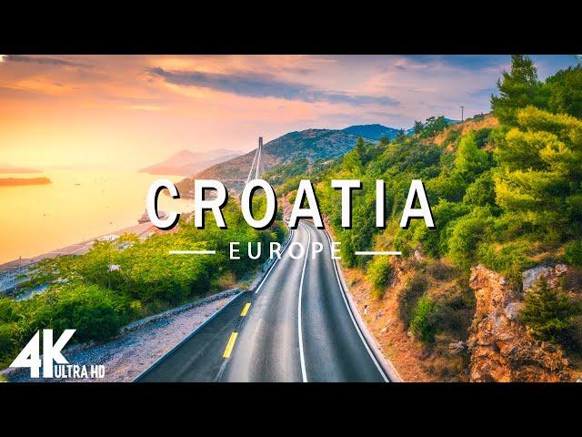 FLYING OVER CROATIA (4K UHD) - Relaxing Music Along With Beautiful Nature Videos - 4K Video Ultra