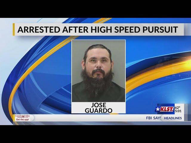 New Mexico man arrested after leading law enforcement on high-speed chase