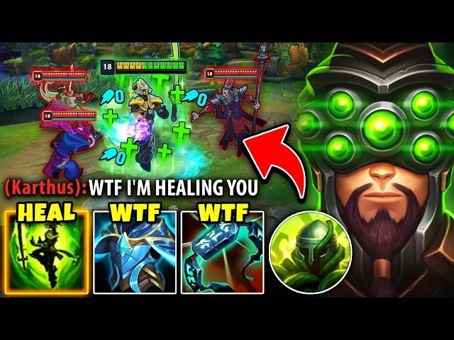 The enemy picked all AP champs... so I went Tank Master Yi and became untouchable