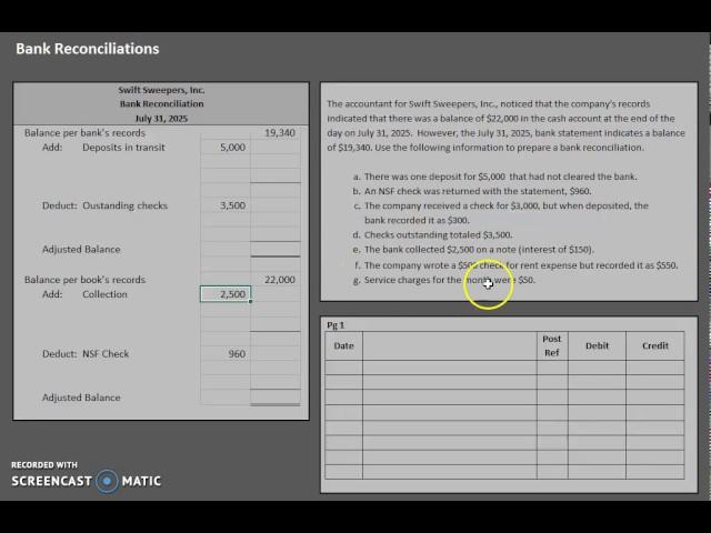 Bank Reconciliation