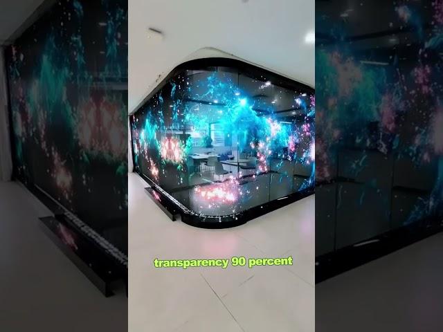 Best transparent led display #leddisplay #ledmodule #ledbillboard #transparentleddisplay